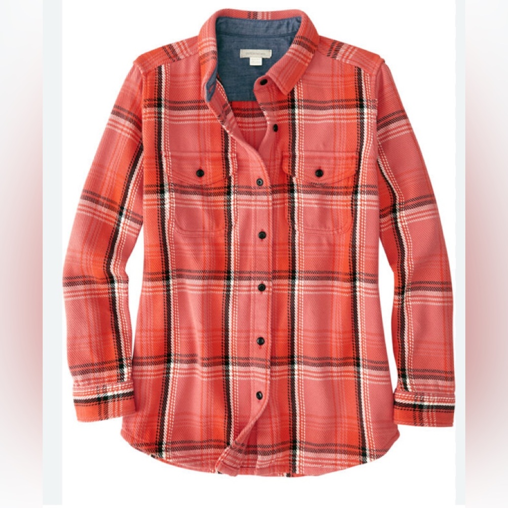 OUTERKNOWN DAWN BLANKET SHIRT Plaid Women's XS - Picture 4 of 5